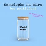 Daniela Design ® Samolepka na míru - bez podkladová Barva: Stříbrná, Velikost: 12 cm, Volba písma: Font 24 – Zboží Živě