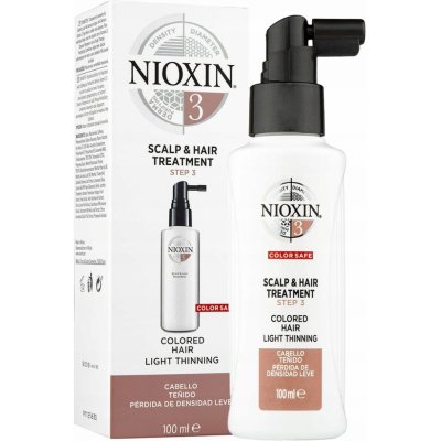 Nioxin System 3 ošetření pokožky pro počáteční mírné řídnutí jemných chemicky ošetřených vlasů Scalp Treatment Fine Hair Normal to Thin-Looking 100 ml – Zboží Mobilmania