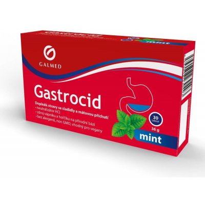 Galmed Gastrocid Mint 30 tablet – Hledejceny.cz