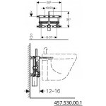 Geberit Kombifix Montážní prvek pro závěsný bidet 457.530.00.1 – Hledejceny.cz