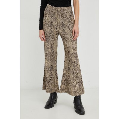 By Malene Birger dámské kalhoty zvony high waist Q71094001 hnědé