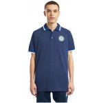 Polo tričko Chelsea tmavě modré bílý lem našitý znak klubu – Zbozi.Blesk.cz