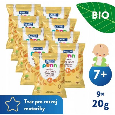 Salvest Ponn BIO mangové křupky 20 g – Hledejceny.cz