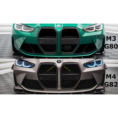 Maxton Design sportovní maska chladiče pro BMW M3 G80, karbon, pro vozy bez ACC (Adaptive Cruise Control = adaptivní tempomat) – Zboží Mobilmania