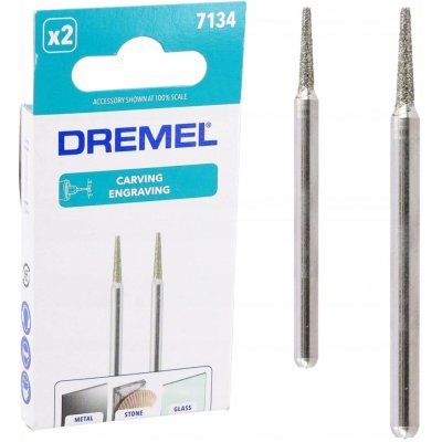 Dremel 7134 fréza diamantová 2,0mm/2 ks – Zboží Dáma