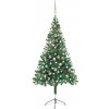 Vánoční stromek vidaXL Umělý vánoční stromek s LED a sadou koulí 150 cm 380 větviček