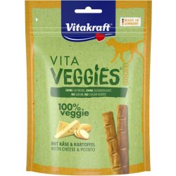 Vitakraft Tyčinky Vita Veggies Stickies se sýrem a bramborem 80 g