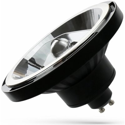 Spectrumled LED AR111 GU10 230V 12W SMD 45DEG Teplá bílá Černá – Hledejceny.cz