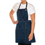 Le Chef Džínová gastro zástěra DE116 Indigo 91x71cm – Hledejceny.cz