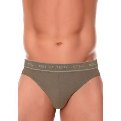 Brubeck slipy BE00290A Cotton oliva – Hledejceny.cz