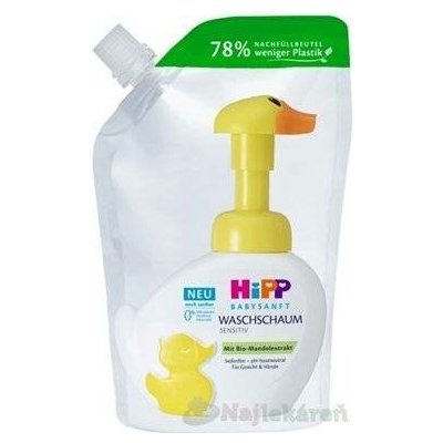 HiPP Babysanft pěna na mytí - náhradní náplň 250 ml – Hledejceny.cz