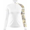 Dámské sportovní tričko Suspect Animal Bamboo Thermo ECO zip GOLDEN EYE bílá Žlutá