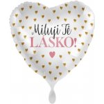 SMART Balón foliový Miluji Tě Lásko! srdce 43cm – Zbozi.Blesk.cz