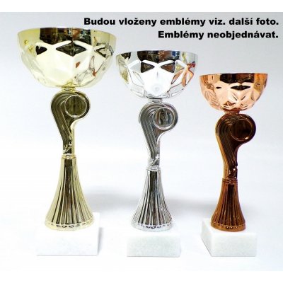 VIZINGR Nohejbal poháry 511-183 511-183/22 cm bronz – Zboží Dáma