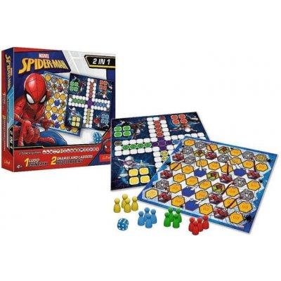 Trefl Spiderman, 2v1 Člověče, nezlob se a Hadi a žebříky – Zboží Živě