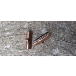 koncovka na stuhu 20 x 6 x 2 mm , pokovení měď – Hledejceny.cz