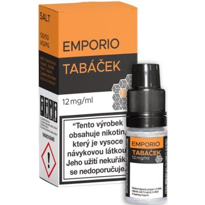 Imperia Emporio Nic Salt Tabáček 10 ml 12 mg – Hledejceny.cz