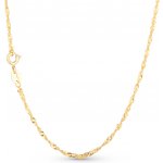 Olivie Gold twisted stříbrný řetízek 4632 – Zboží Mobilmania