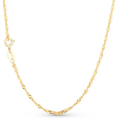 Olivie Gold twisted stříbrný řetízek 4632 – Zboží Mobilmania