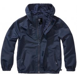 Brandit dětská bunda Summerwindbreaker Frontzip Modrá