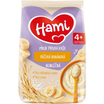 Hami Moje první kaše nemléčná rýžová 6 x 170 g – Zboží Mobilmania