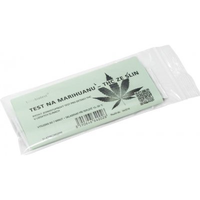 Alfa Scientific test na marihuanu THC ze slin 1 ks – Zboží Dáma