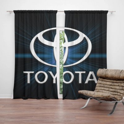 Sablio Závěs Toyota Blue Glow: 2ks 140x250cm – Hledejceny.cz