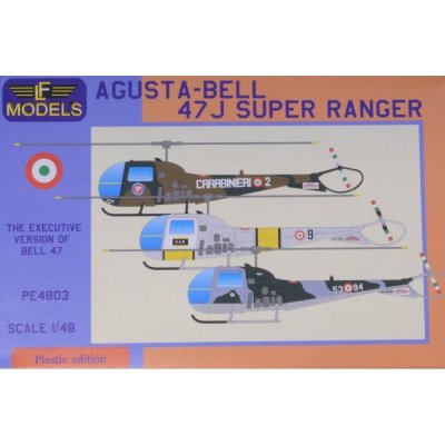 models Agusta-Bell 47J Super Ranger 3x Ital.camo LF PE4803 1:48