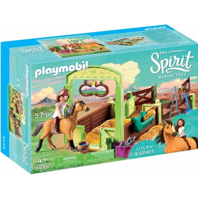 Playmobil 9478 KOŇSKÝ BOX LUCKY & SPIRIT – Zboží Živě