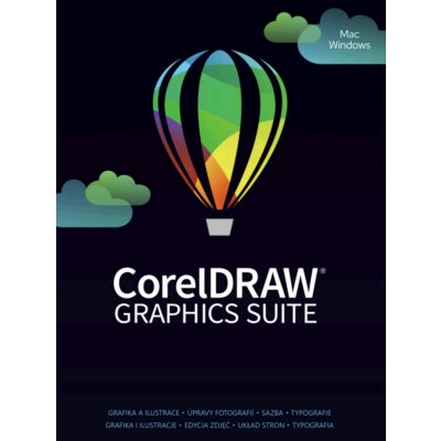 CorelDRAW Graphics Suite CZ 5 50 LCCDGSSUB12 – Zboží Živě