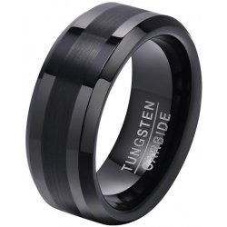 Steel Edge Pánský prsten wolfram SETCR014