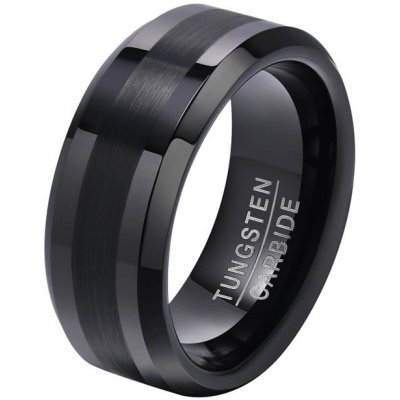 Steel Edge Pánský prsten wolfram SETCR014 – Zboží Mobilmania