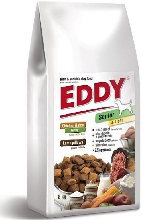 Eddy Senior & Light Breed polštářky s jehněčím 8 kg