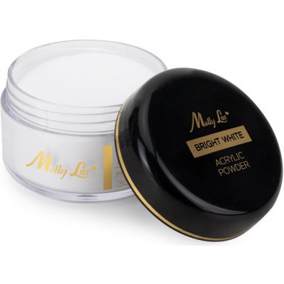 MollyLac akrylový prášok Acrylic Powder Bright White 30 g – Zboží Dáma