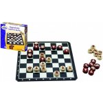 Detoa Magnetické cestovní šachy dřevěné kameny společenská hra – Sleviste.cz