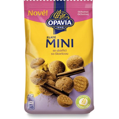 Opavia sušenky Zlaté Mini se skořicí 180 g – Zboží Dáma