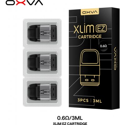 OXVA Xlim EZ Pod Top Fill cartridge 3ml 0,6 ohm – Hledejceny.cz