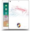 Pouzdro na tablet Picasee silikonový obal pro Apple iPad 9.7 2018 6. gen FC Viktoria Plzeň C černý