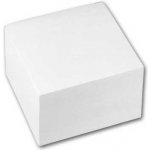 Bloček papírový lepený, špalíček, bílá, 9 x 9 x 5 cm (KS) – Zboží Dáma