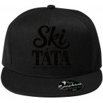 Kšiltovka Ski táta.Jako každý táta jen víc cool, černý tisk 5P RAP – Hledejceny.cz