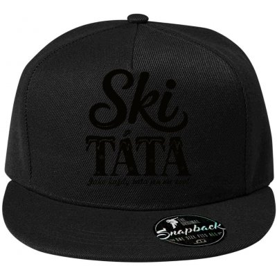 Kšiltovka Ski táta.Jako každý táta jen víc cool, černý tisk 5P RAP – Hledejceny.cz