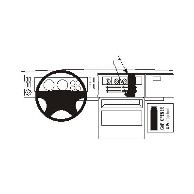 Brodit ProClip montážní konzole ostatní pro Mercedes Benz Vario 96-10, 213467 – Zboží Mobilmania