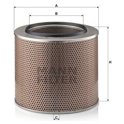 MANN FILTER Vzduchový filtr C 40 1460 – Hledejceny.cz