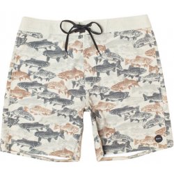 RVCA HORTON FISH CAMO pánské koupací šortky