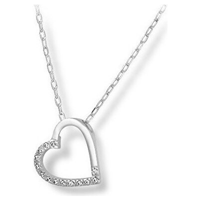 Soliter Romantický náhrdelník z bílého zlata 279 001 00084 07 – Sleviste.cz