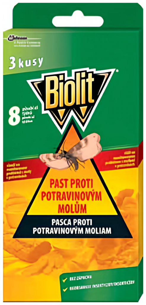 Biolitt eco lapač potravinových molů 1 bal 3ks