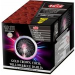 Ohňostroj GOLD CROWN COCO WILLOW &amp; BLUE DAHLIA 34 ran 6 1 TARRA BM3425-1-24 – Hledejceny.cz