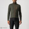 Bunda na kolo Castelli Go Jacket Military Green/Fiery Red pánské