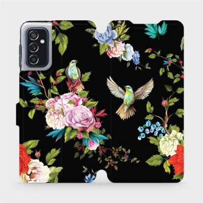 Pouzdro Mobiwear Flip Samsung Galaxy M52 5G - VD09S Ptáčci a květy