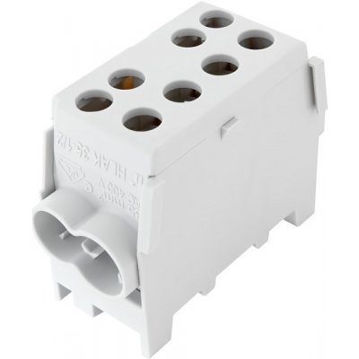 Eleman Svorkovnice rozbočovací HLAK 35 1/2 M2, 125A, 1pól., AL/CU, IP20, šedá, na DIN /2080141 1003121 – Hledejceny.cz